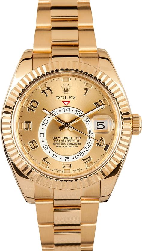 rolex sky dweller gold for sale|rolex sky dweller price chart.